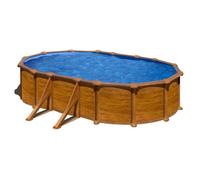 Piscine Gre acier ovale Sicilia - 500 x 300 x H 120 cm (Filtre à cartouche)