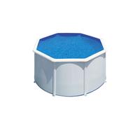 Piscine Gre acier ronde Fidji - Ø 260 x 122 cm (Filtre à sable)