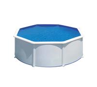 Piscine Gre acier ronde Fidji - Ø 370 x H 122 cm (Filtre à sable)