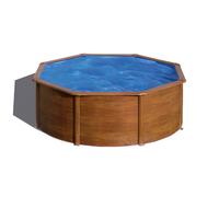 Piscine Gre acier ronde Pacific - Ø 370 x H 122 cm (Filtre à sable)