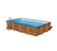 Piscine Gre bois Evora - 620 x 420 x H 133 cm