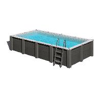 Piscine Gre composite Avantgarde Nova LED - 595 x 315 x H 126 cm (Filtre à sable)