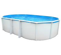 Piscine hors-sol acier Toi IBIZA ovale 640X366X132cm filtre à sable