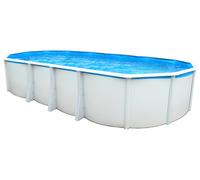 Piscine hors-sol acier Toi IBIZA ovale 915X457X132cm filtre à sable