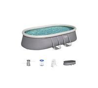 Piscine hors-sol ovale Fast Set 4,88 x 3,05 x 1,07 m gris