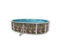 Piscine hors sol Ovale Muro 5.50m x 3.66m H1.20m