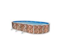 Piscine hors sol Ovale Rocalla 7.30m x 3.66m H1.20m