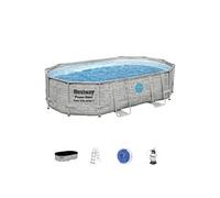 Piscine hors-sol ovale Steel Pro Max Splashview 488x305x107