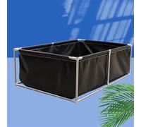 Piscine hors sol pour enfants et adultes - Cadre en métal - Valve de débit incluse - Parfaite pour s'amuser dans le jardin et la relaxation - Installation facile - Indispensable pour l'été