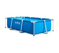INTEX Piscine Rectangulaire Metal Frame Pool, 220 x 150 x 60 cm, sans filtration 28270NP