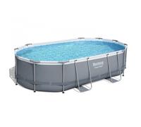 Piscine ovale Bestway Power Steel : 488 x 305 x 107 cm