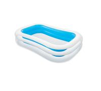 Piscine rectangulaire Family - Longueur 262 cm x Largeur 175 cm - Bleu et blanc