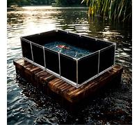 Piscine Rectangulaire Hors Sol en Acier, Durable, Facile à Assembler