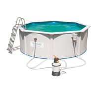 Piscine Tubulaire - BESTWAY - HYDRIUM STEEL WALL POOL - Ø360 x 120cm - Filtre à sable - Parois acier