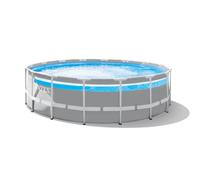 Piscine tubulaire ronde Intex Prism Frame Clearview 4,88 x 1,22 m