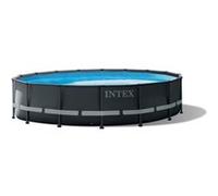 Piscine tubulaire Intex - Ronde - Ultra XTR - 4,88 x 1,22 m - Accessoires fournis - Gris Gris G