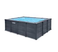 Piscine tubulaire rectangle Graphite Intex 4.00 x 3.00 x 1.24 m