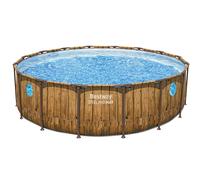 Piscine tubulaire ronde Bestway Power Steel Swim Vista 4,88 x 1,22 m