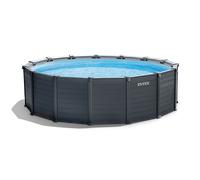 Piscine tubulaire ronde Intex Graphite 4,78 x 1,24 m