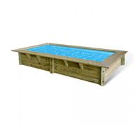 Piscine Ubbink bois Azura - 200 x 350 x H 71 cm (Filtre à cartouche)
