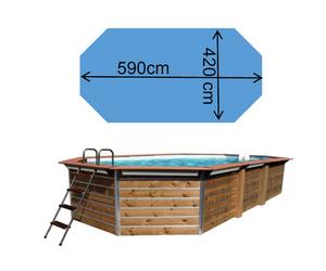 Piscine waterclip Fugua 590 x 420 x 129 cm