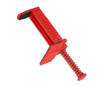 Pissente 2 Pièces Outil de Lissage de Brique, Plastique Rouge avec Clip à | Mâchoire extérieure précise de fente de ligne, pince sécurisée pour les maçons, positionnement de nivellement de mur, outil