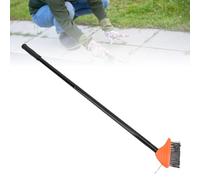 Pissente Ensemble de Brosses de Désherbage, 3 en 1 à Long Manche en Fil | Nettoyant pour Patio, Outil D'élimination de la Mousse, Manche Réglable de 134 Cm, Fil D'acier et Fer, Pavés en Brique,