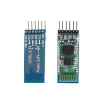 Pissente Module Bluetooth sans Fil Émetteur-récepteur Série UART 3,3 V Convertisseur Bluetooth UART RS232 avec Modes Maître-Esclave de Commande AT 1200 à 115200 Bauds pour Les Projets MCU