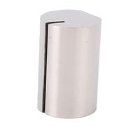 Pissente Porte-cartes de Table en Acier Inoxydable, 4 X 2,1 X 2,5 Cm, Base Plate Lestée, Présentoir Compact pour Fête de Mariage, Restaurant, Bureau de Réception (SILVER)
