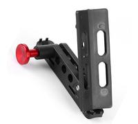 Pissente Support de Montage pour Extincteur Support D'extincteur Réglable en Nylon et Aluminium à Dégagement Rapide sans Perçage de Siège pour JK Sahara Sport et (rouge)