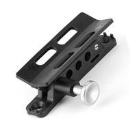 Pissente Support de Montage pour Extincteur Support D'extincteur Réglable en Nylon et Aluminium à Dégagement Rapide sans Perçage de Siège pour JK Sahara Sport et (SILVER)