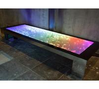 Piste de danse Water wall surface sol eau sol colonne mur d'eau colonnes 300x100