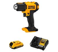 Pistolet à air chaud DeWALT DCE530D1-SK (1 batterie de 2,0 Ah + DCB1104)