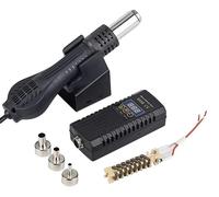 Pistolet à air chaud, modèle portable, régulation de température réglable, 8858 KIT2, prise UE 220 V