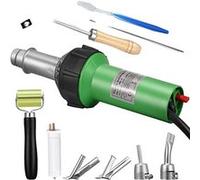 Pistolet à air chaud pour le soudage plastique, température réglable de 40 à 600℃, puissance de 1600W, PRISE EU 220V