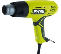 Pistolet à air chaud RYOBI 2000 W, 400/600 °C, 2 réglages de débit d'air, avec 2 buses, EHG2000