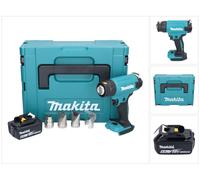 Pistolet à air chaud sans fil Makita DHG 181 G1J 18 V 150 - 550 °C + 1 batterie 6,0 Ah + Makpac - sans chargeur