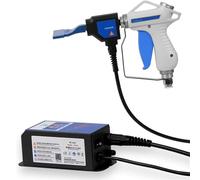 Pistolet à air ionisant antistatique avec alimentation 6 KV pour élimination statique industrielle - Éliminateur statique efficace pour les applications électroniques et de fabrication