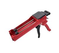 Pistolet à calfeutrer extra fort - Applicateur squelette robuste pour mastic, adhésifs, silicones - Pistolet à cartouche professionnel haute viscosité, pistolet à calfeutrer double en silicone