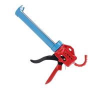 Pistolet à calfeutrer manuel à 3 roulements, outil de mastic robuste avec | Pistolet à calfeutrer robuste à 3 roulements, outil manuel réglable, application anti-goutte, fatigue de la main, 37 x 23 cm