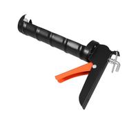 Pistolet à Calfeutrer Manuel Portable Noir en Acier, Ergonomique | Outil de Finition pour Joints, Compatible Divers Mastics et Enduits, Format Compact pour Usage Mobile
