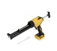 Pistolet à calfeutrer sans fil pour Dewalt, Applicateur de joint de silicone électrique pour cartouches de 300 ml avec 6 vitesses réglables, affichage numérique, éclairage LED et anti-goutte pour le