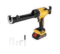 Pistolet à Cartouche Électrique Compatible avec 21V Batteries | Lumière LED,6 Vitesse Réglable,Pistolet Silicone Électrique de 300ml,pour le Calfeutrage, le Remplissage
