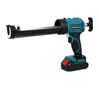 Pistolet à cartouche sans fil compatible avec batterie Makita 21 V, pistolet à cartouche sans fil avec 2000 mAh, lumière LED, 4 vitesses, pistolet en silicone pour cartouches de 300 ml (sans batterie)