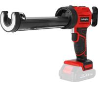 Pistolet à cartouche sans fil Pistolet à silicone - Compatible 18-20 V Li-Ion - 4 vitesses - LED 450 lm - Sans batterie - Pour portes et fenêtres - 40 × 8 × 23 cm - Beige