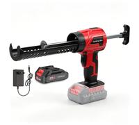 Pistolet à cartouches électrique - Pistolet à cartouches sans fil - 4 vitesses - Pour les joints de verre, de portes et de fenêtres - Compatible avec les batteries Makita