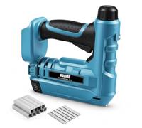Pistolet à clouer sans fil pour système Maki-ta 18 V cloueuse électrique avec 500 clous et 500 agrafes, max. 100 coups par minute, pour bricolage et travail du bois (sans batterie)