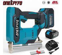 Pistolet à clous électrique sans balais pour Makita, cloueuse électronique, cloueuse à cadre, agrafeuse de meubles, outil de travail de calcul Storial, batterie 18V, 1022J One Big Battery
