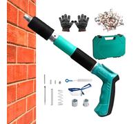 Pistolet à clous : kit de pistolet à clous pour béton, outils de menuiserie, cloueuse électrique sans fil | Cloueuse électrique de fixation de meubles muraux de 14,1 pouces pour arrêter
