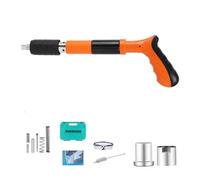 Pistolet À Clous Manuel Mini Artefact De Plafond Petit Canon En Acier Rivet Multifonction Cloueuse Pneumatique Outil Fixation Murale Domicile Forte pénétration(Package 1)